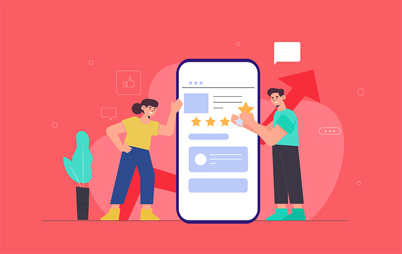 iOS app ratings and reviews