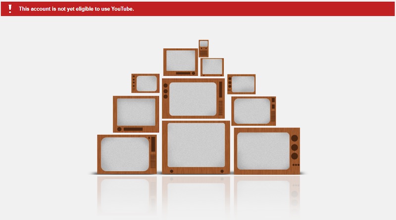 How to fix your this account is not yet eligible to use youtube error