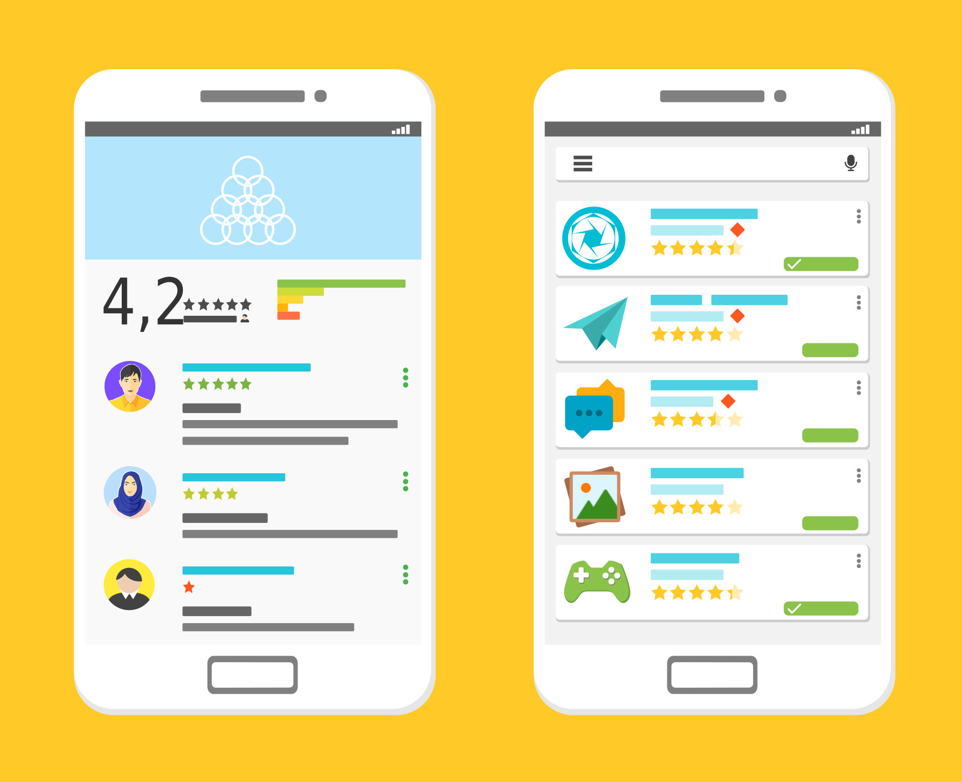 How to rate and review an app on the App Store and Google Play