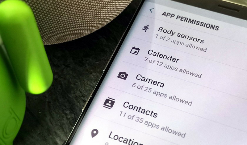 Android app permissions